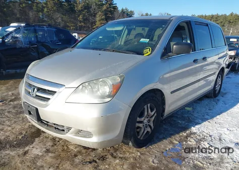 2007 Honda Odyssey Lx z USA, uszkodzony, nr VIN 5FNRL38247B034590